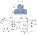 Strut Base Plates- Stainless